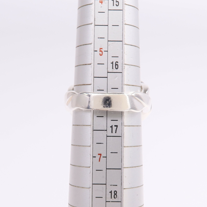 TIFFANY＆CO 925純銀Paloma Picasso Double Loving Heart Ring戒指US#6-6