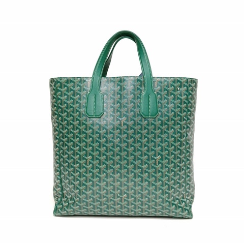 GOYARD 綠色PVCVoltairemarqu手提包托特包