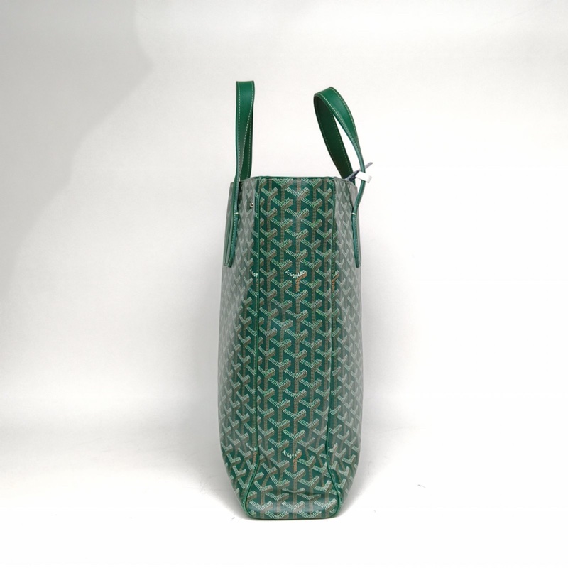 GOYARD 綠色PVCVoltairemarqu手提包托特包-1