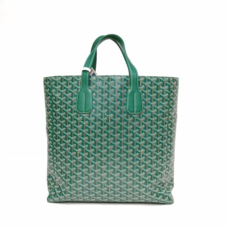 GOYARD 綠色PVCVoltairemarqu手提包托特包-2