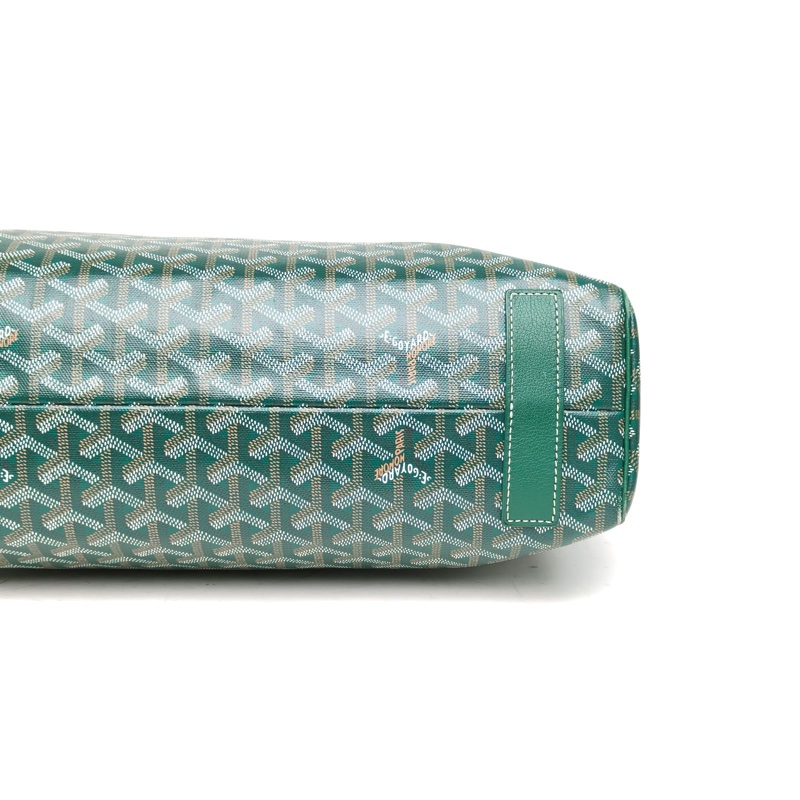 GOYARD 綠色PVCVoltairemarqu手提包托特包-3