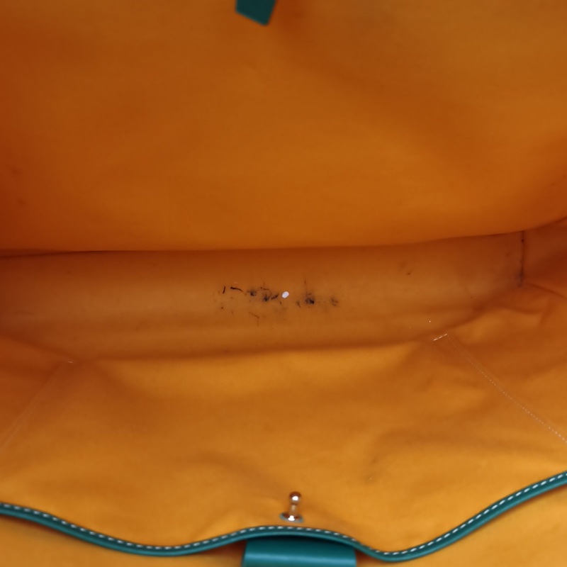 GOYARD 綠色PVCVoltairemarqu手提包托特包-4