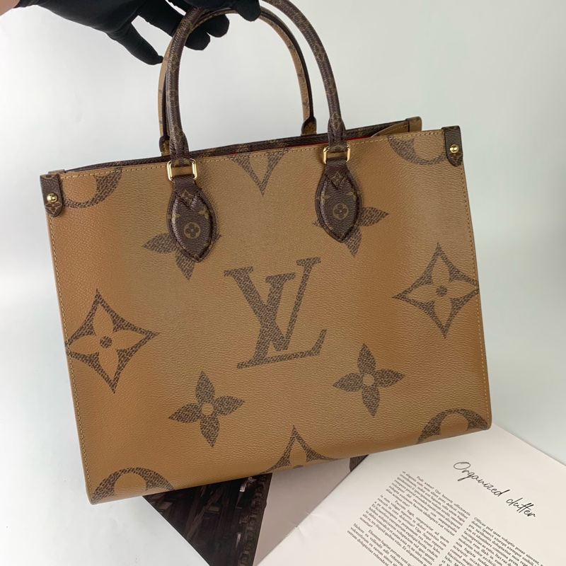 LV onthego中號✨包況很新😎晶片款/盒子/防塵袋-1