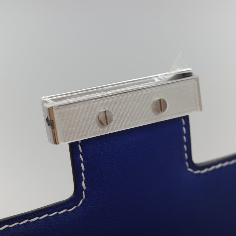 Hermès 愛馬仕 Constance 限量款 多拚色 swift牛皮 銀扣 側背包-23