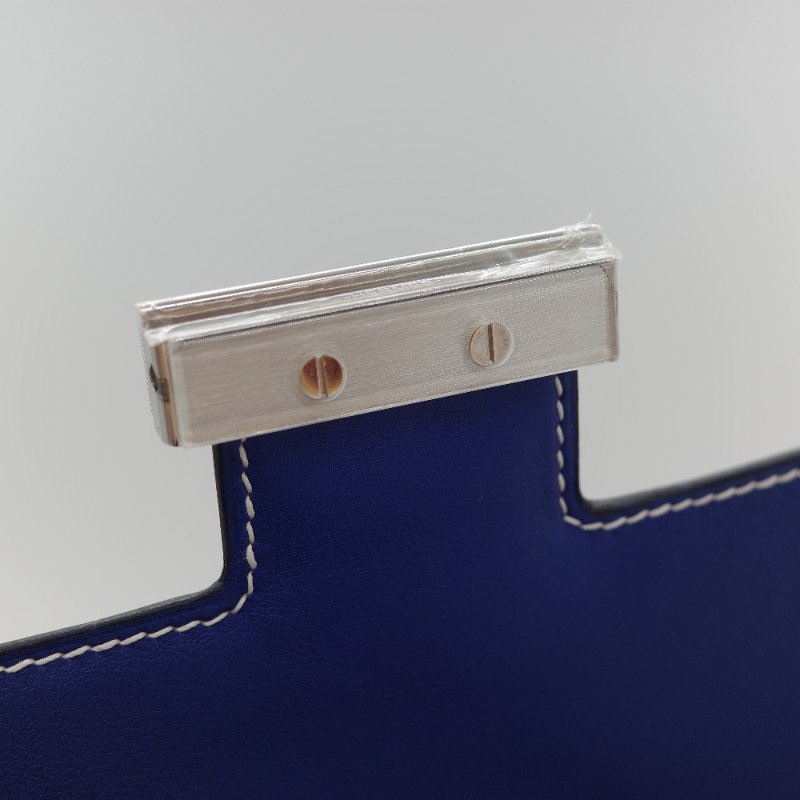 Hermès 愛馬仕 Constance 限量款 多拚色 swift牛皮 銀扣 側背包-24