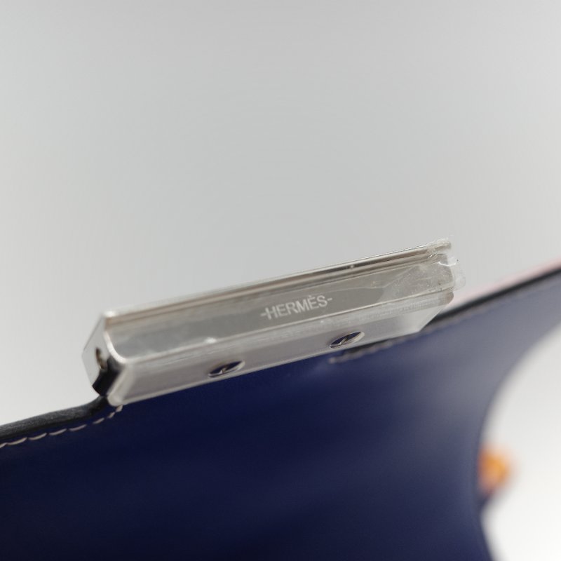 Hermès 愛馬仕 Constance 限量款 多拚色 swift牛皮 銀扣 側背包-25