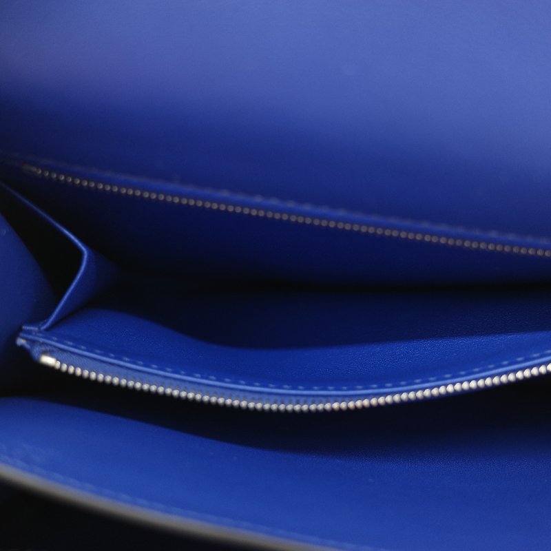 Hermès 愛馬仕 Constance 限量款 多拚色 swift牛皮 銀扣 側背包-28