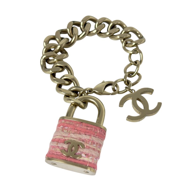 CHANEL CC 鎖頭 手鏈 *可作包包掛飾-0