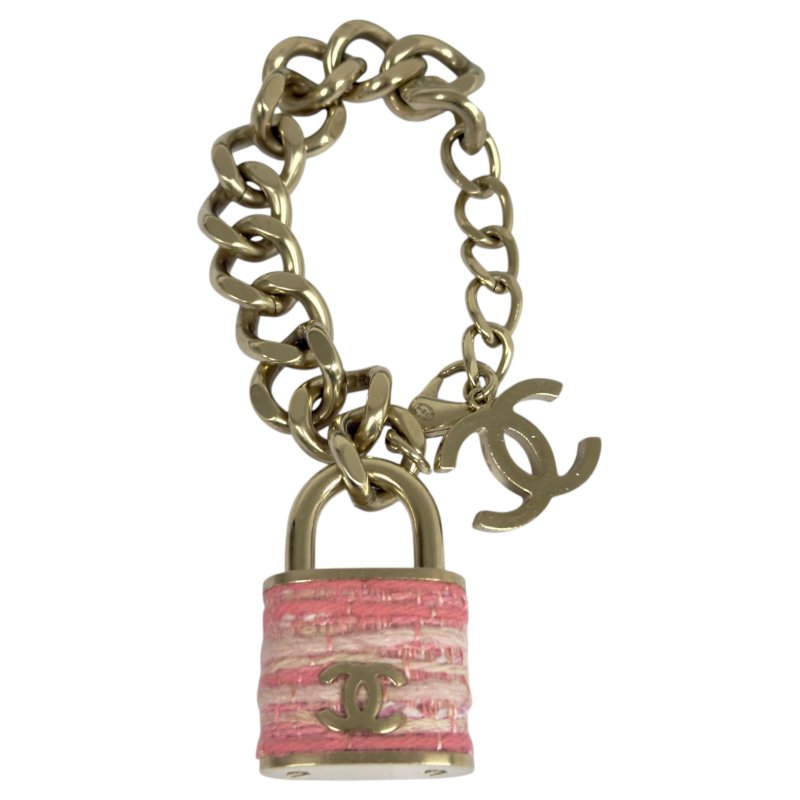 CHANEL CC 鎖頭 手鏈 *可作包包掛飾-1