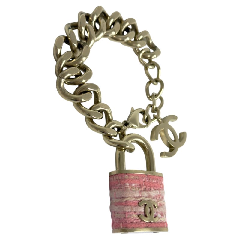 CHANEL CC 鎖頭 手鏈 *可作包包掛飾-3