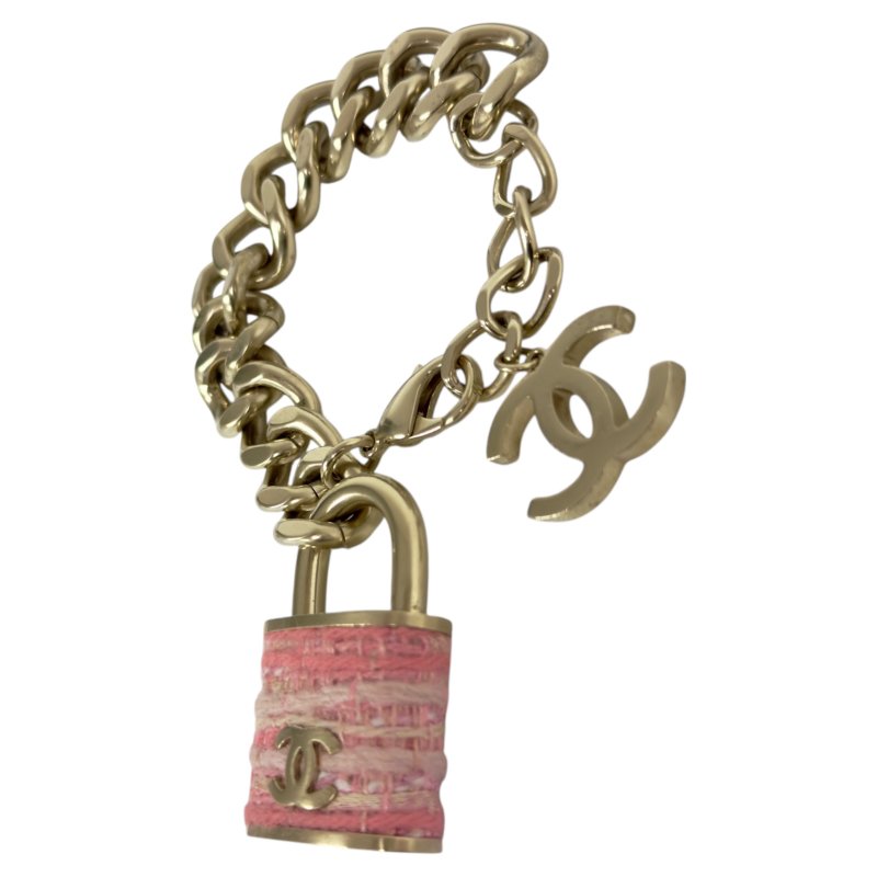 CHANEL CC 鎖頭 手鏈 *可作包包掛飾-4
