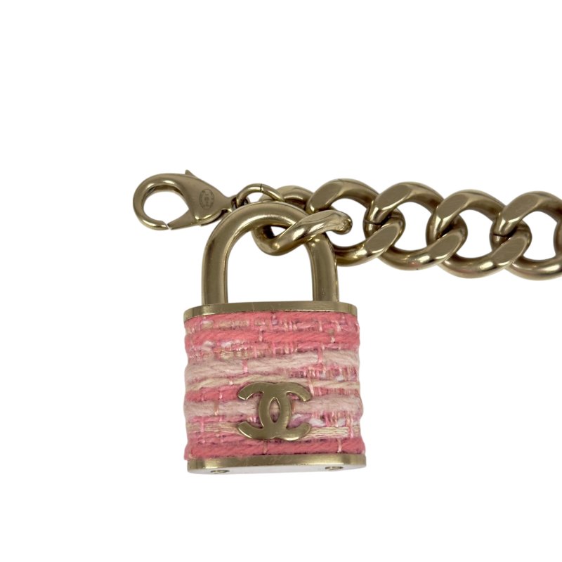 CHANEL CC 鎖頭 手鏈 *可作包包掛飾-6