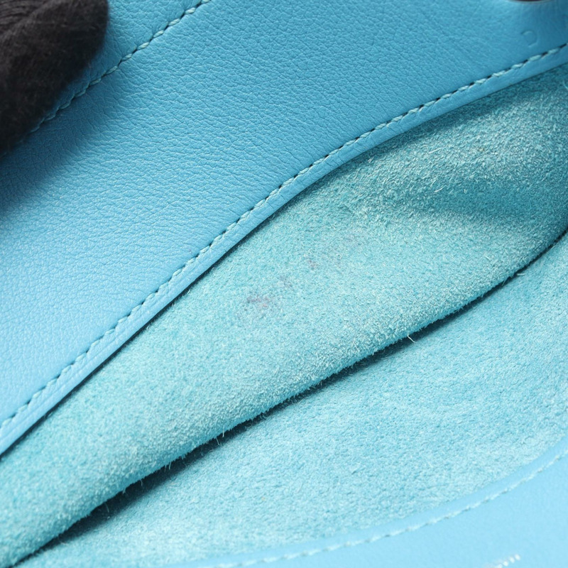 愛馬仕 Aline 迷你肩斜背包，Swift 皮革，北方藍，二手，SHW D-5