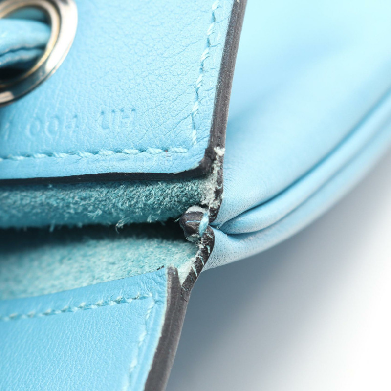 愛馬仕 Aline 迷你肩斜背包，Swift 皮革，北方藍，二手，SHW D-6