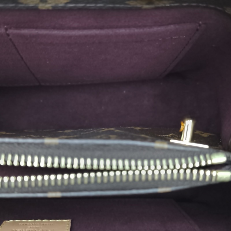 LOUIS VUITTON Montaigne蒙田BB29老花PVC金扣肩背包-4