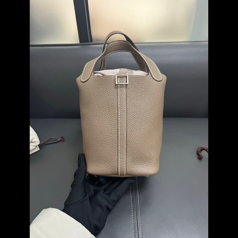 Hermes picotin18
大象灰銀扣 菜籃子-2