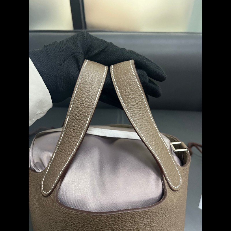 Hermes picotin18
大象灰銀扣 菜籃子-8