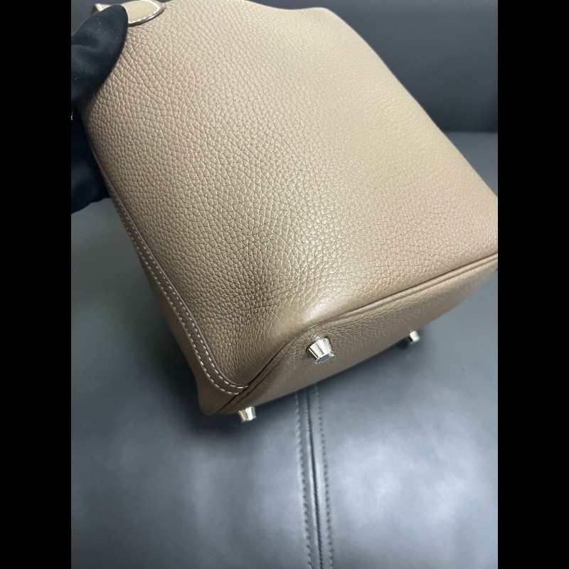 Hermes picotin18
大象灰銀扣 菜籃子-9