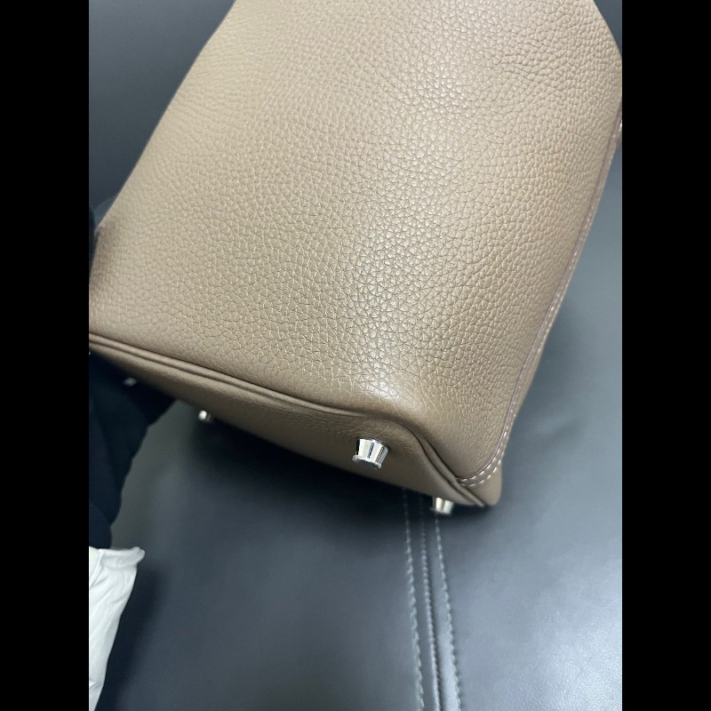Hermes picotin18
大象灰銀扣 菜籃子-12
