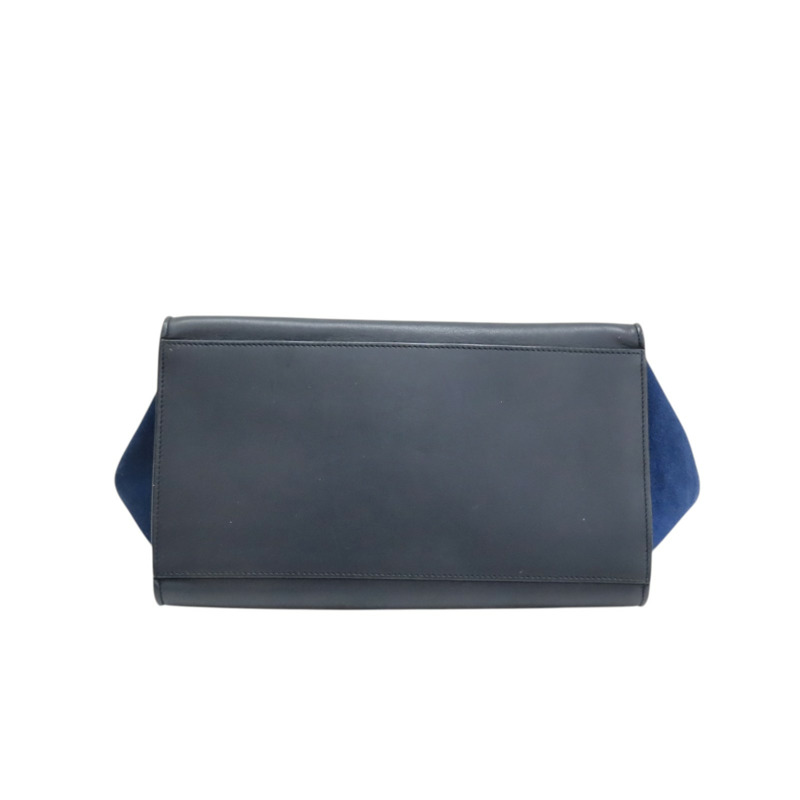 藍/黑色 牛皮 麂皮 Trapeze 兩用包【CELINE 賽琳】 174683-3