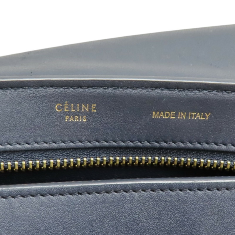 藍/黑色 牛皮 麂皮 Trapeze 兩用包【CELINE 賽琳】 174683-6