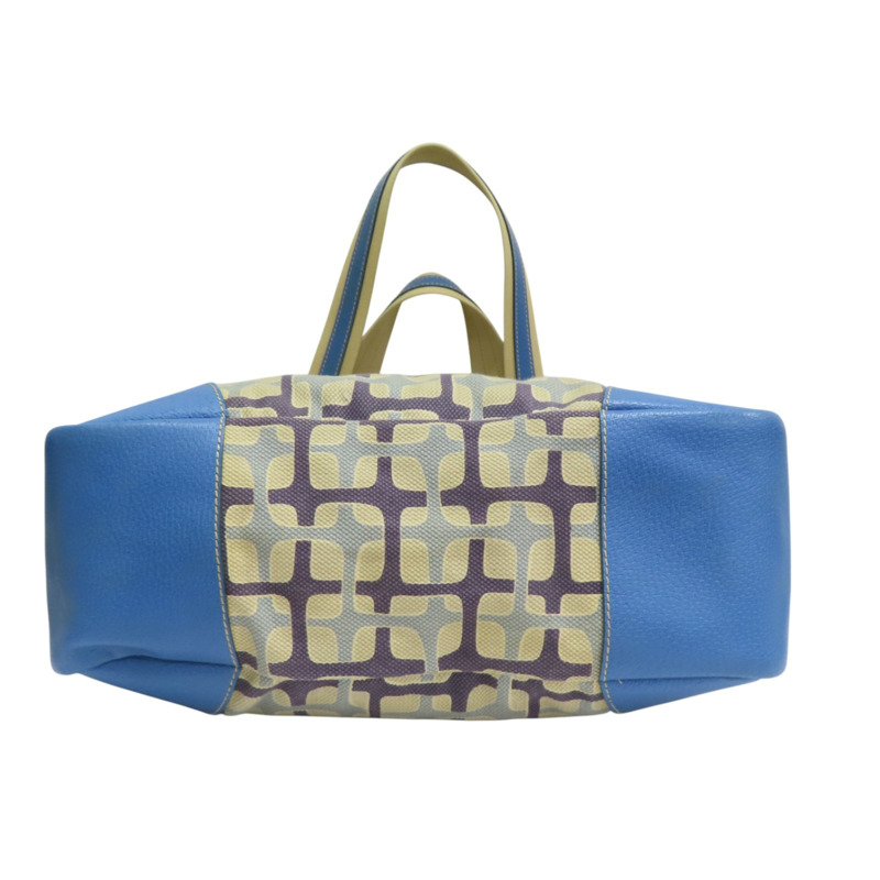 藍色帆布 肩背包【PRADA 普拉達】-3