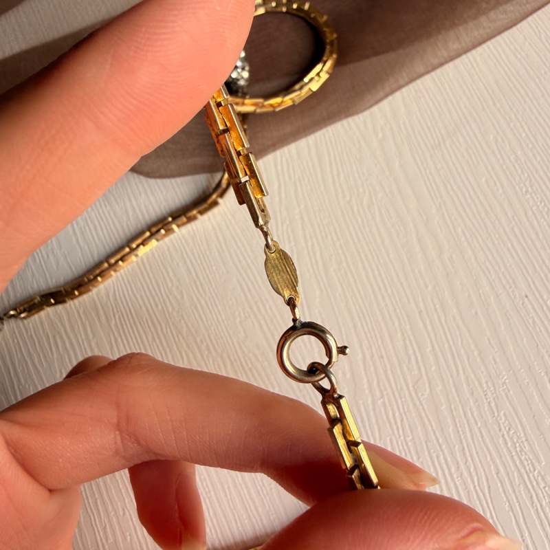 罕有 70年代Christian Dior 迪奧水鑽長項鏈 毛衣鏈 晚宴珠寶-8