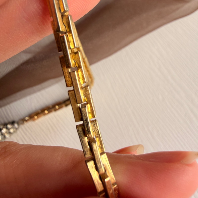 罕有 70年代Christian Dior 迪奧水鑽長項鏈 毛衣鏈 晚宴珠寶-15