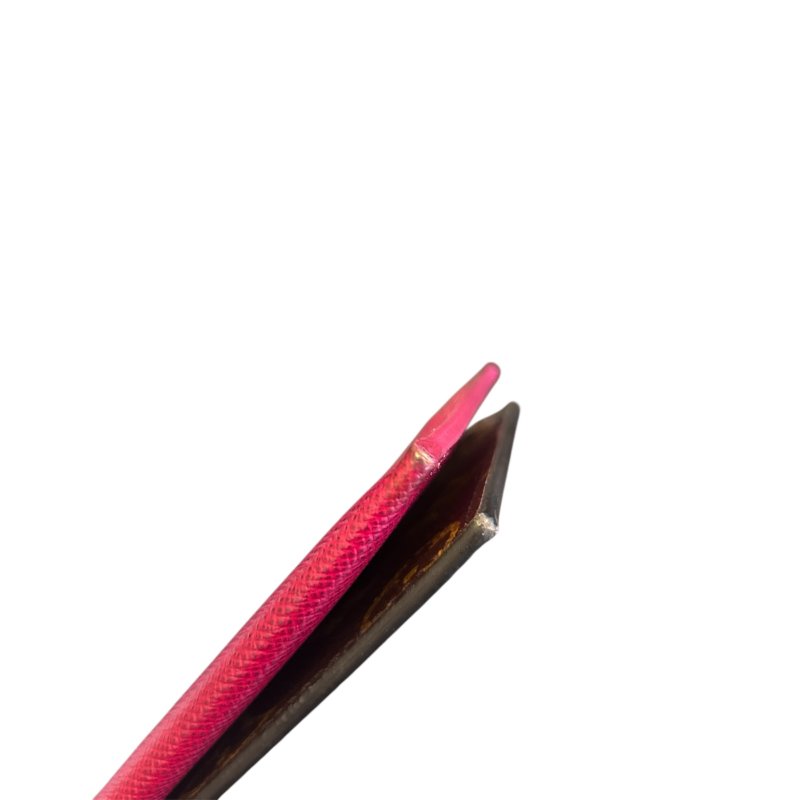 LV字紋拼紅內裡三合一鍊包-10