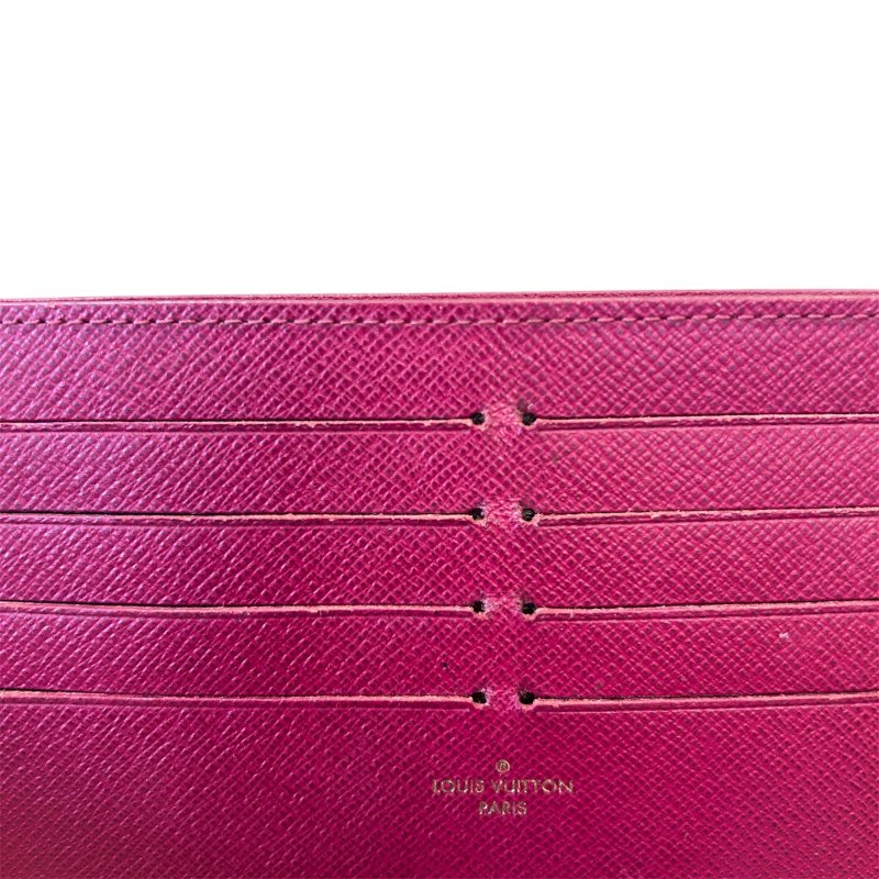 LV字紋拼紅內裡三合一鍊包-15