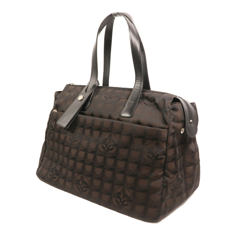 CHANEL 牛皮皮革Vintage Totebag銀扣手挽袋-2