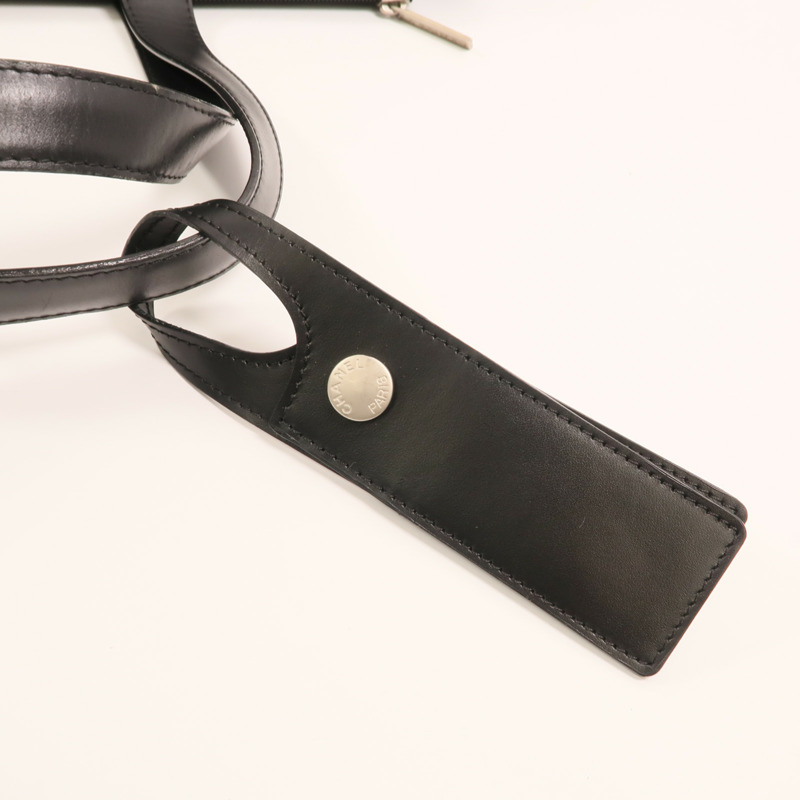 CHANEL 牛皮皮革Vintage Totebag銀扣手挽袋-8