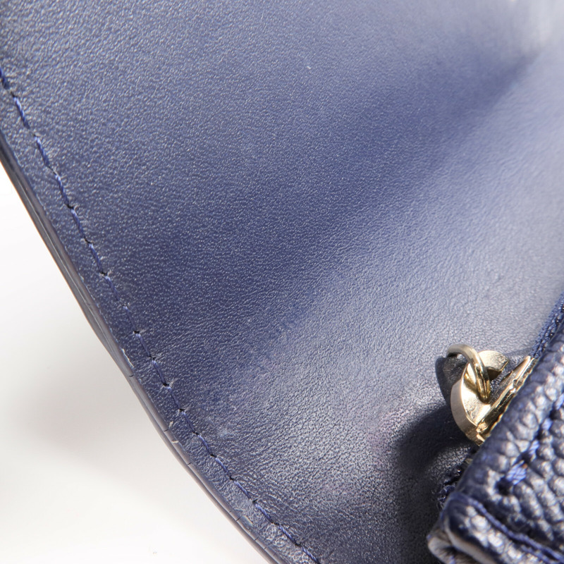 CHANEL 牛皮皮革Long Wallet金扣長錢包-10