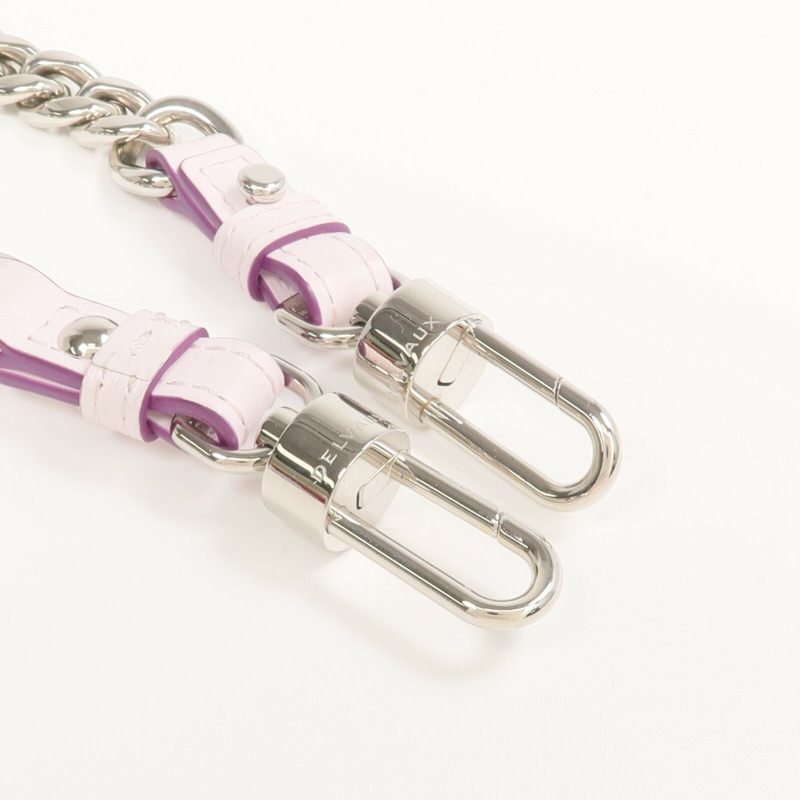 Delvaux 牛皮皮革Shoulder Strap銀扣肩帶-5