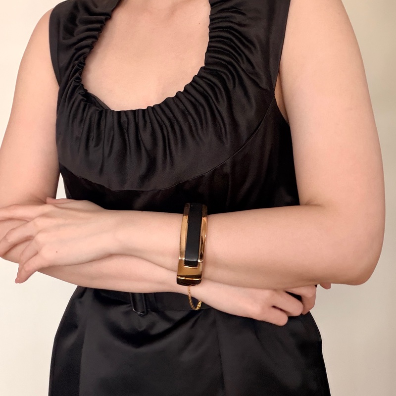 罕有 70年代 Christian Dior 迪奧 鍍金手環 手鈪-3