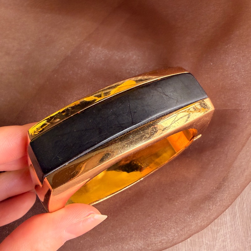 罕有 70年代 Christian Dior 迪奧 鍍金手環 手鈪-9