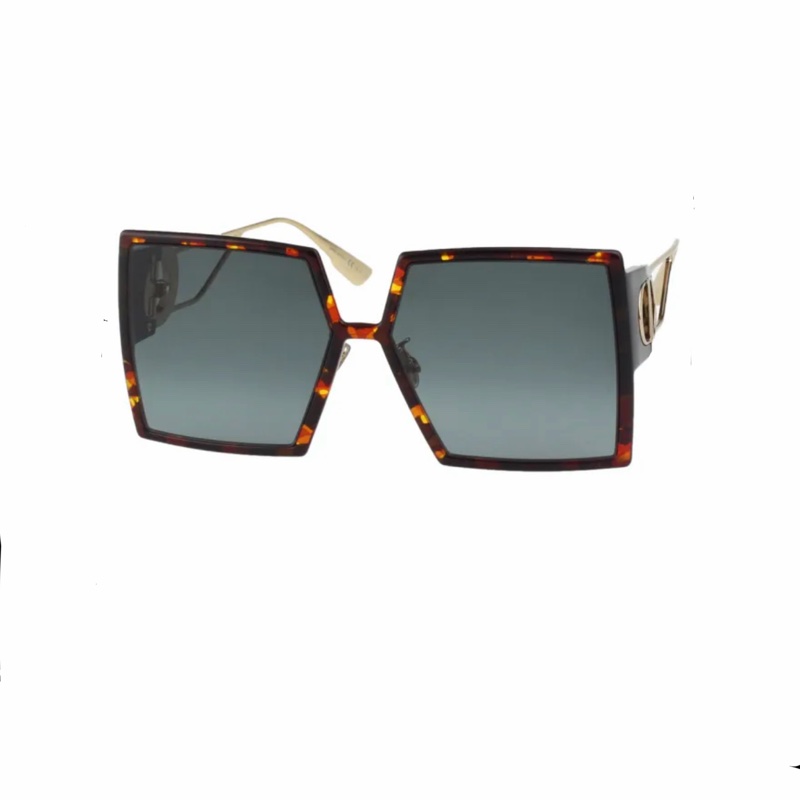 Dior 迪奧 方框 太陽眼鏡(琥珀配金)-1