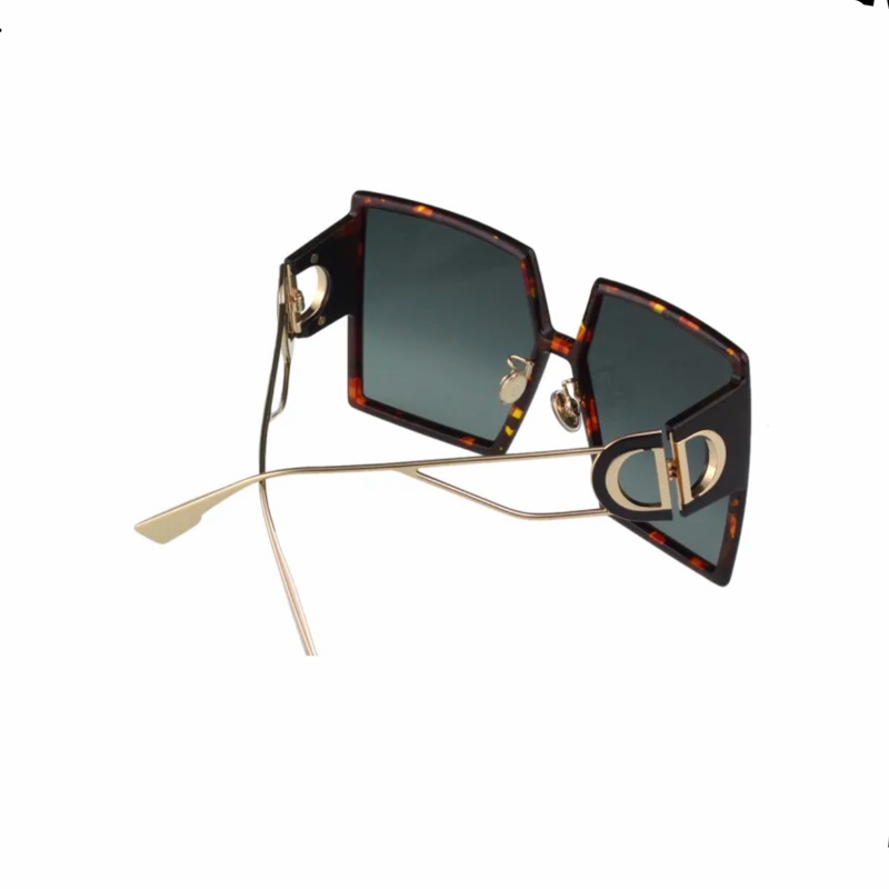Dior 迪奧 方框 太陽眼鏡(琥珀配金)-3