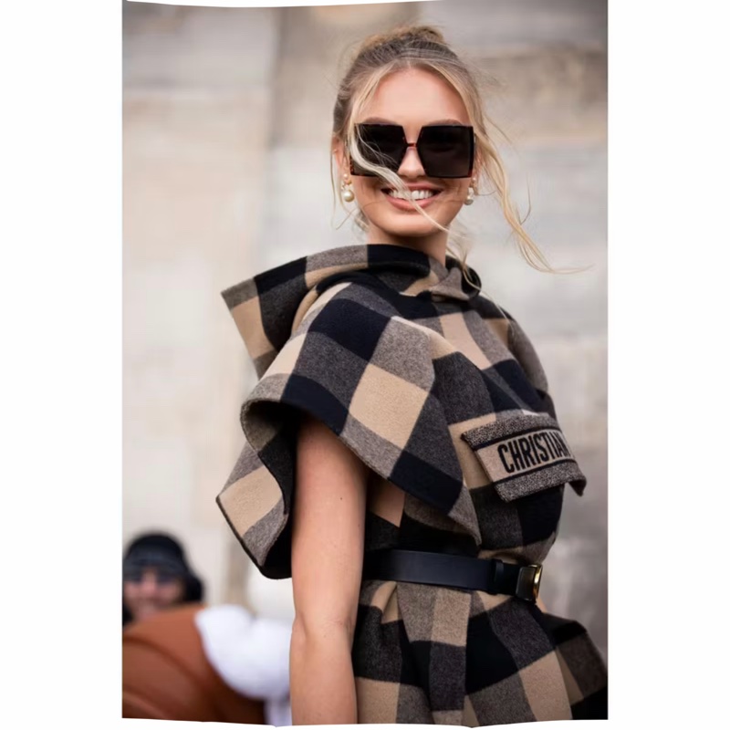 Dior 迪奧 方框 太陽眼鏡(琥珀配金)-5