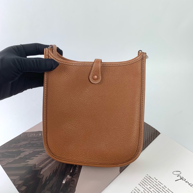 HERMES Évelyne16金棕銀釦-2