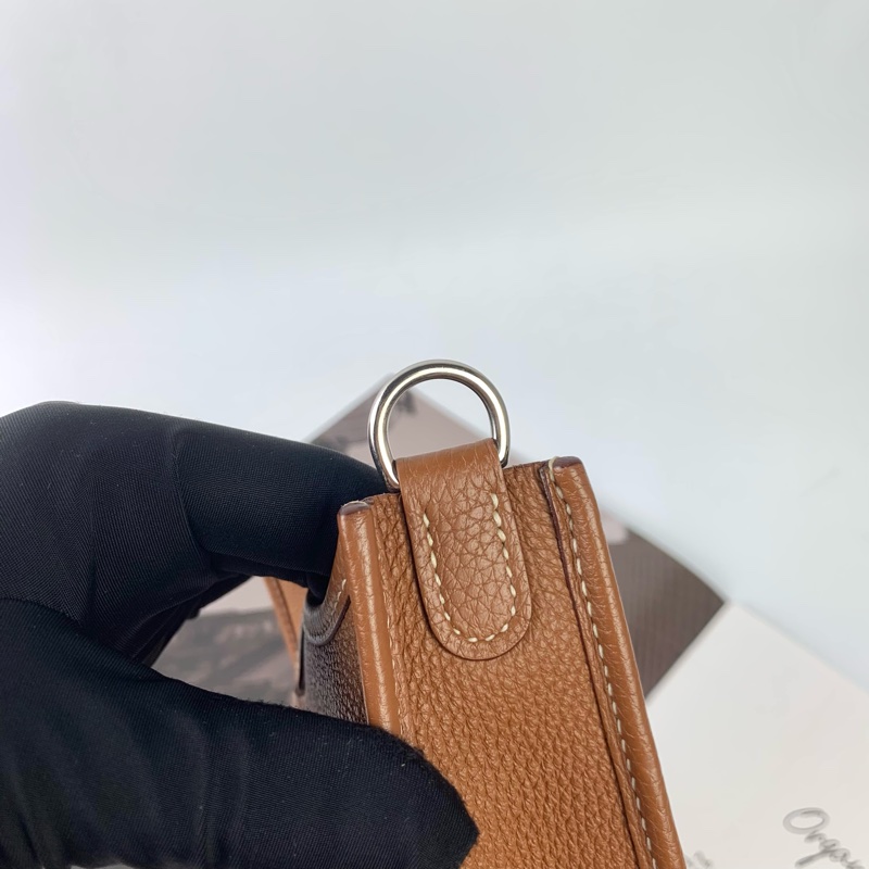 HERMES Évelyne16金棕銀釦-5