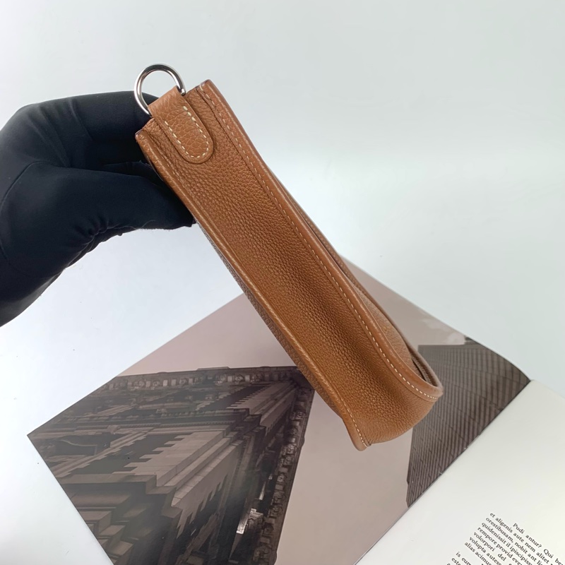 HERMES Évelyne16金棕銀釦-6
