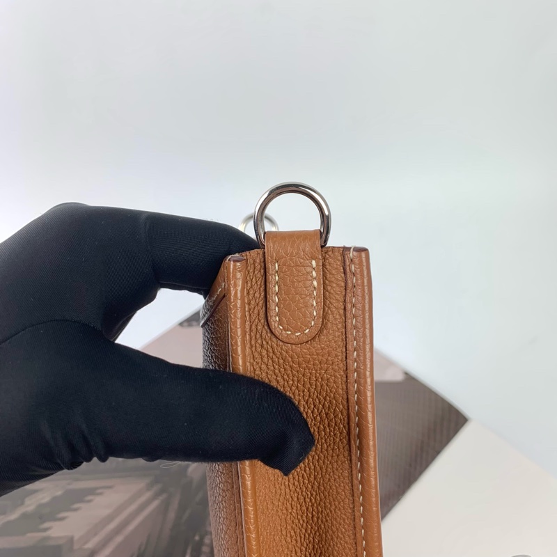 HERMES Évelyne16金棕銀釦-7