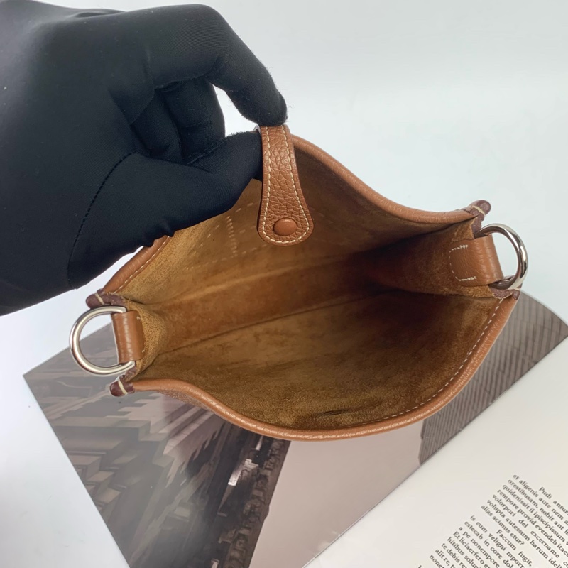 HERMES Évelyne16金棕銀釦-8