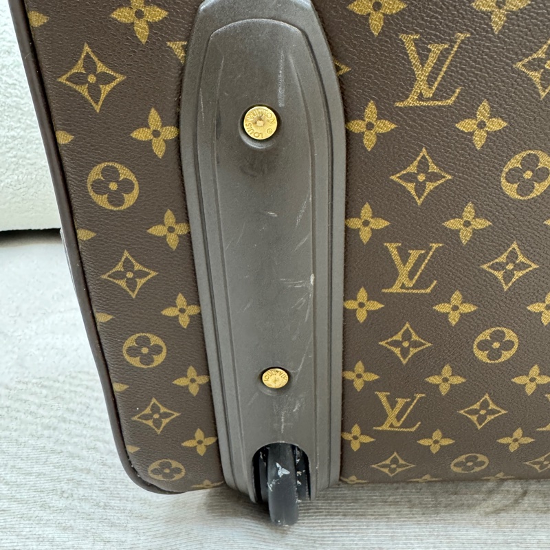 Louis Vuitton路易威登 中古款經典老花45托拉行李箱-21