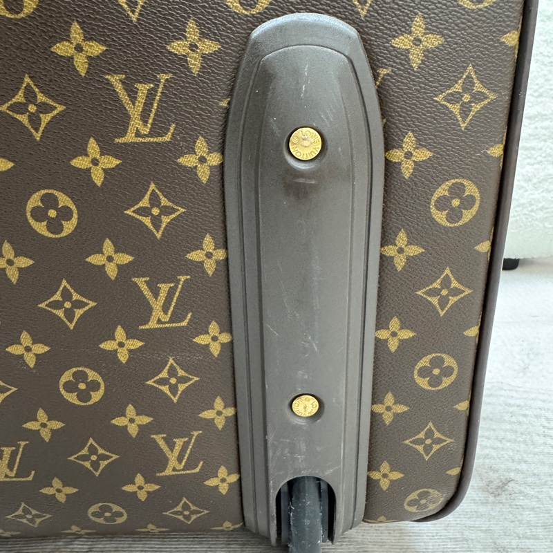 Louis Vuitton路易威登 中古款經典老花45托拉行李箱-22