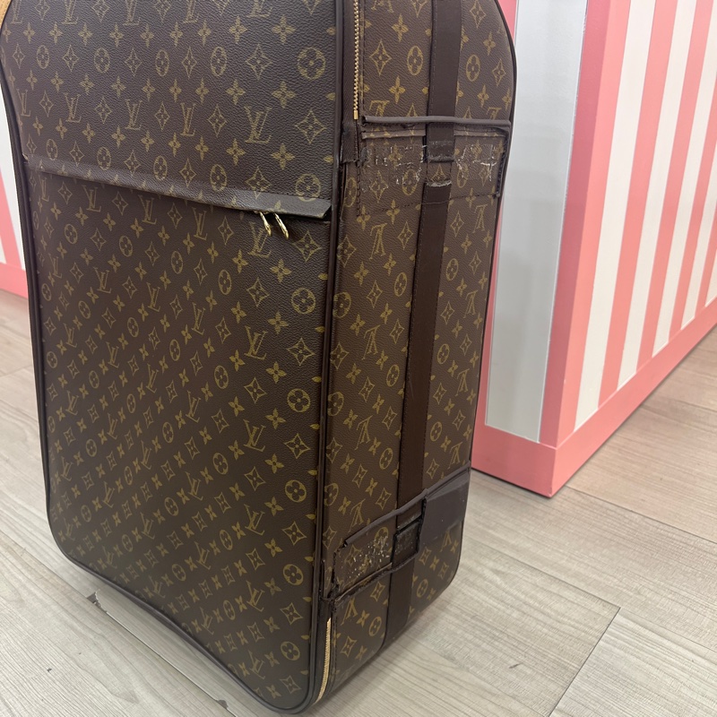 Louis Vuitton路易威登 中古款經典老花45托拉行李箱-29