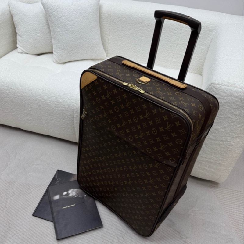 Louis Vuitton路易威登 中古款經典老花45托拉行李箱-1