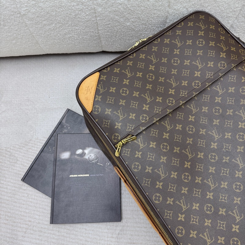 Louis Vuitton路易威登 中古款經典老花45托拉行李箱-3