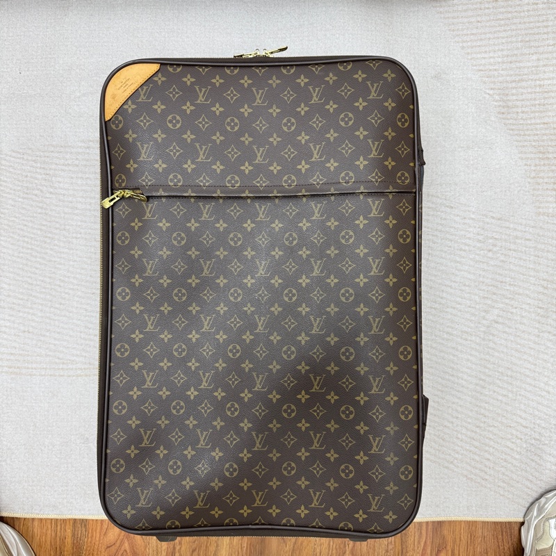 Louis Vuitton路易威登 中古款經典老花45托拉行李箱-4